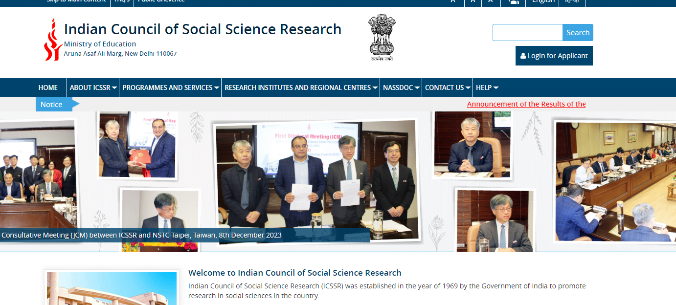 ICSSR LDC And Research Assistant Recruitment 2024 How To Apply ICSSR