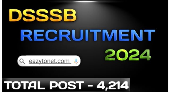 DSSSB Vacancy 2024 | How To Apply DSSSB Vacancy 2024 | Direct Link | Notification Out