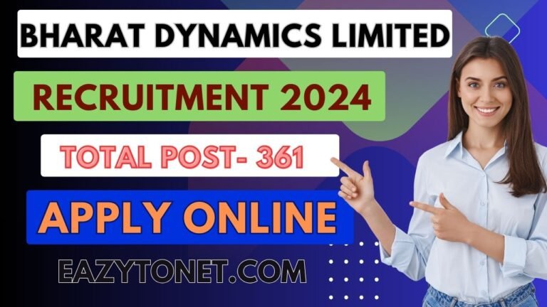 BDL Recruitment 2024: How To Apply BDL Vacancy 2024 ,Notification Out
