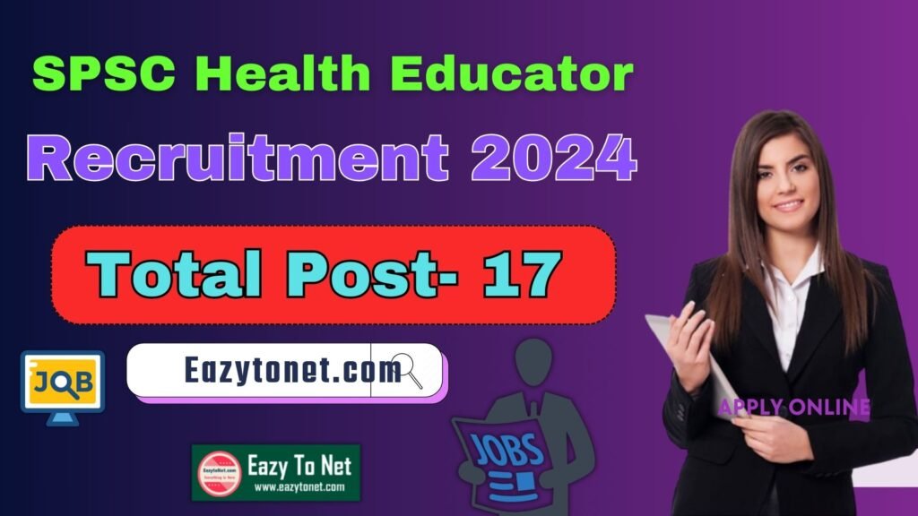 SPSC Health Educator Recruitment 2024 SPSC Health Educator Vacancy   Get Started In Canva 2 1024x576 