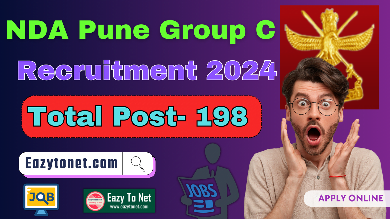 NDA Pune Group C Recruitment 2024: NDA Pune Group C Vacancy 2024 Apply Online, Notification Out