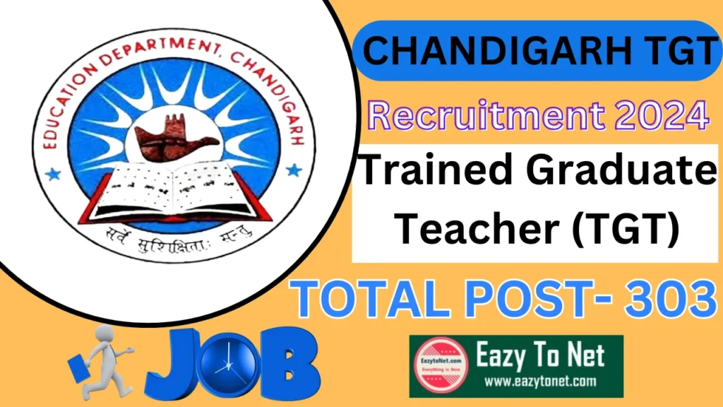 Chandigarh TGT Recruitment 2024: Chandigarh TGT Recruitment 2024 Apply Online, Notification Out