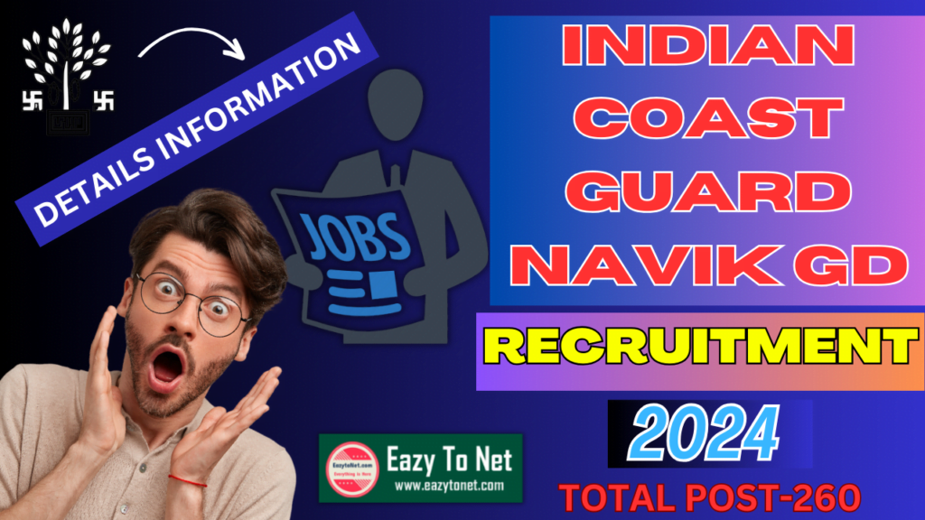 Indian Coast Guard Navik GD Recruitment 2024 Indian Coast Guard Navik