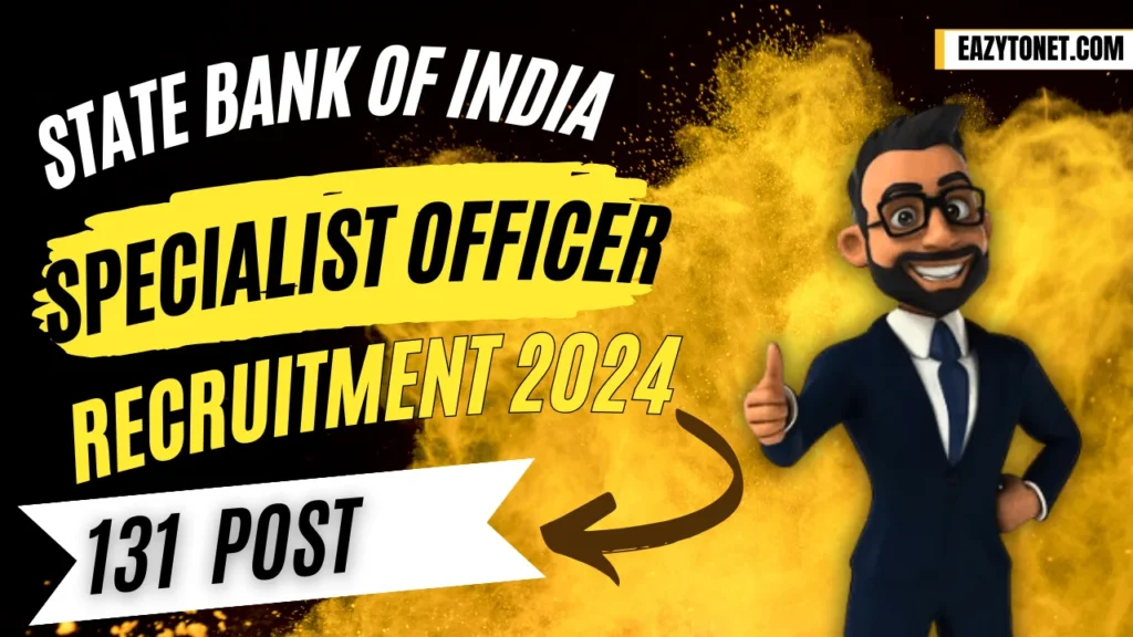 SBI SO Vacancy 2024 State Bank of India Specialist Officer SO