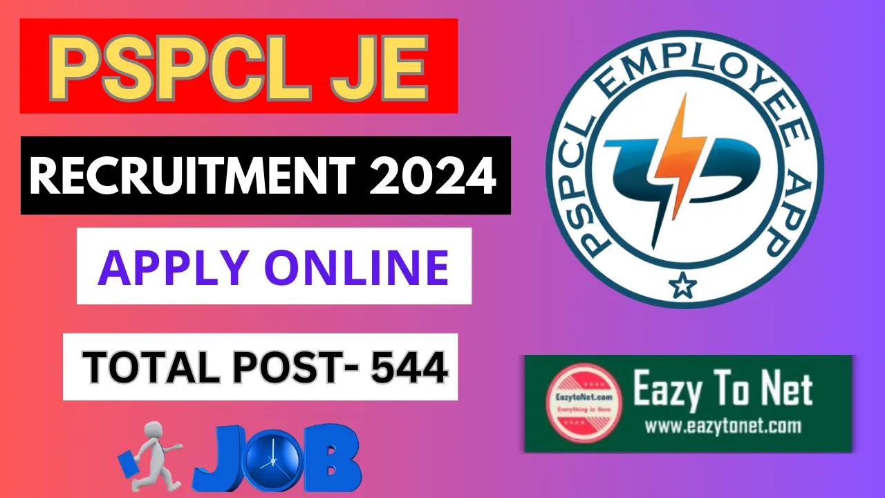 PSPCL JE Recruitment 2024: PSPCL JE Vacancy 2024 Apply Online, Notification Out