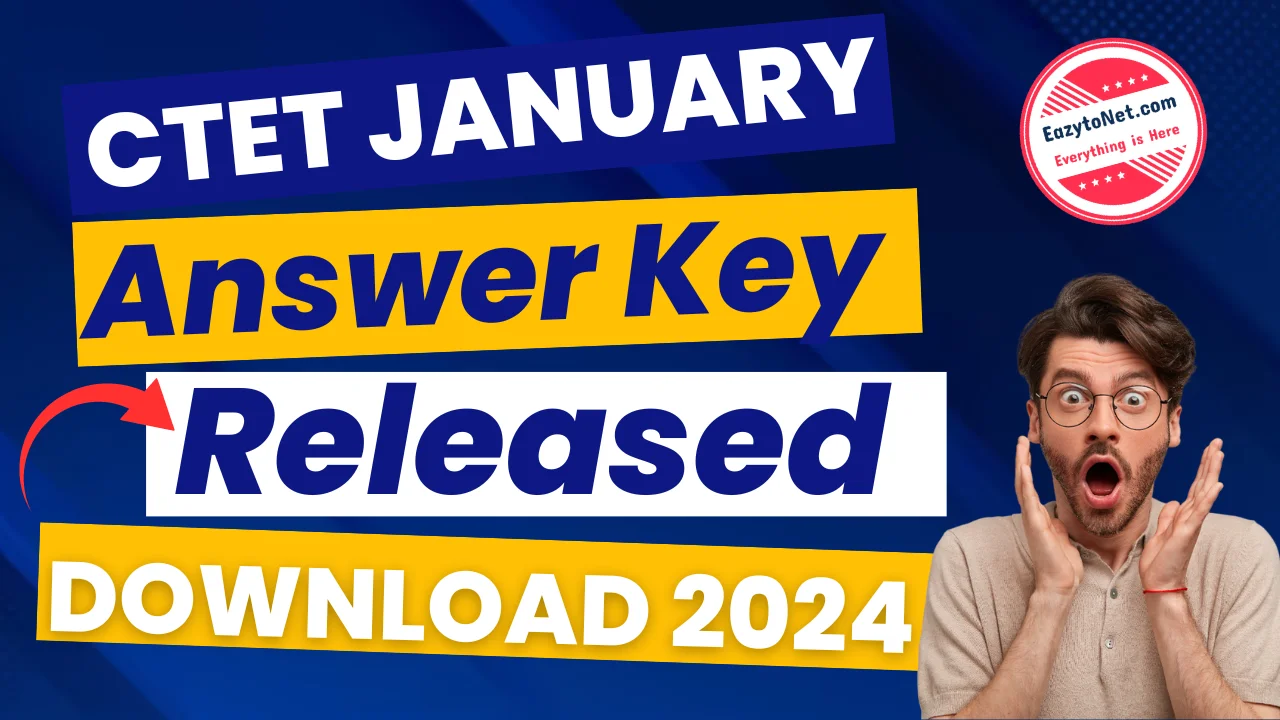 CTET January Answer Key 2024: CTET January 2024 OMR Answer Key Released on ctetnic.in