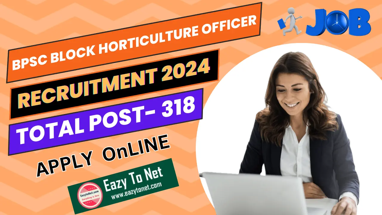 Bihar BHO Recruitment 2024: BPSC Block Horticulture Officer Recruitment 2024 Apply Online, Notification Out