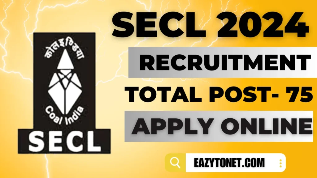 SECL Recruitment 2024 How To Apply SECL Vacancy 2024, Notification Out