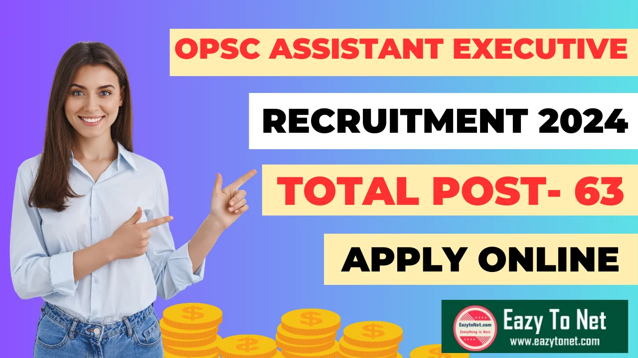OPSC Assistant Executive Engineer Recruitment 2024: Apply Online,For 63 Post Notification Out