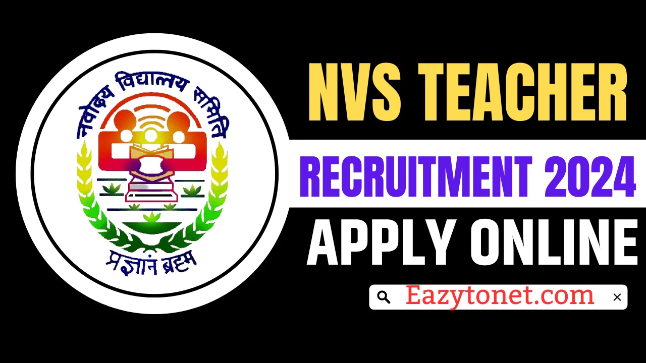 NVS Teacher Recruitment 2024: NVS Teacher Vacancy 2024 Apply Online, Notification Out For 500