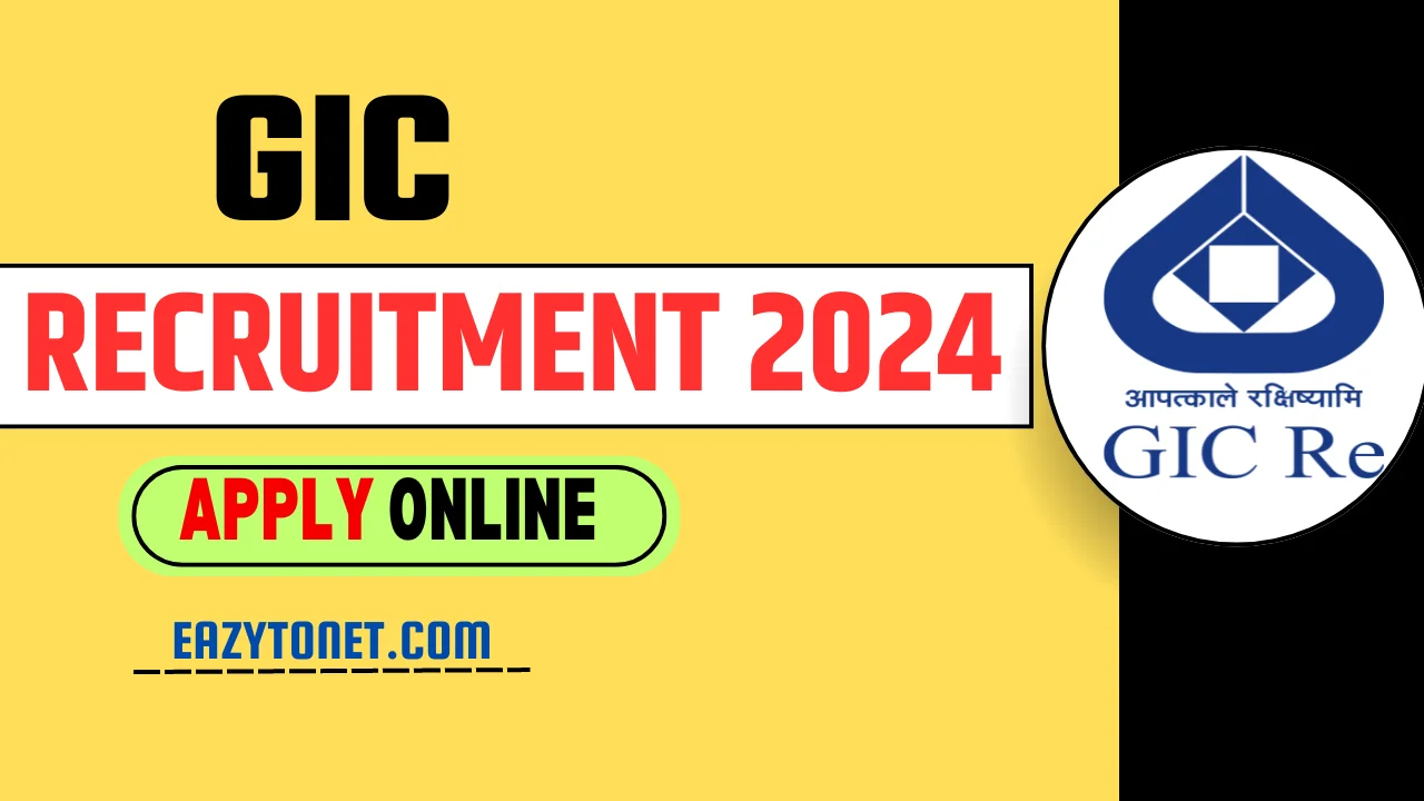GIC Recruitment 2024: How to Apply GIC Vacancy 2024, For 12 Post
