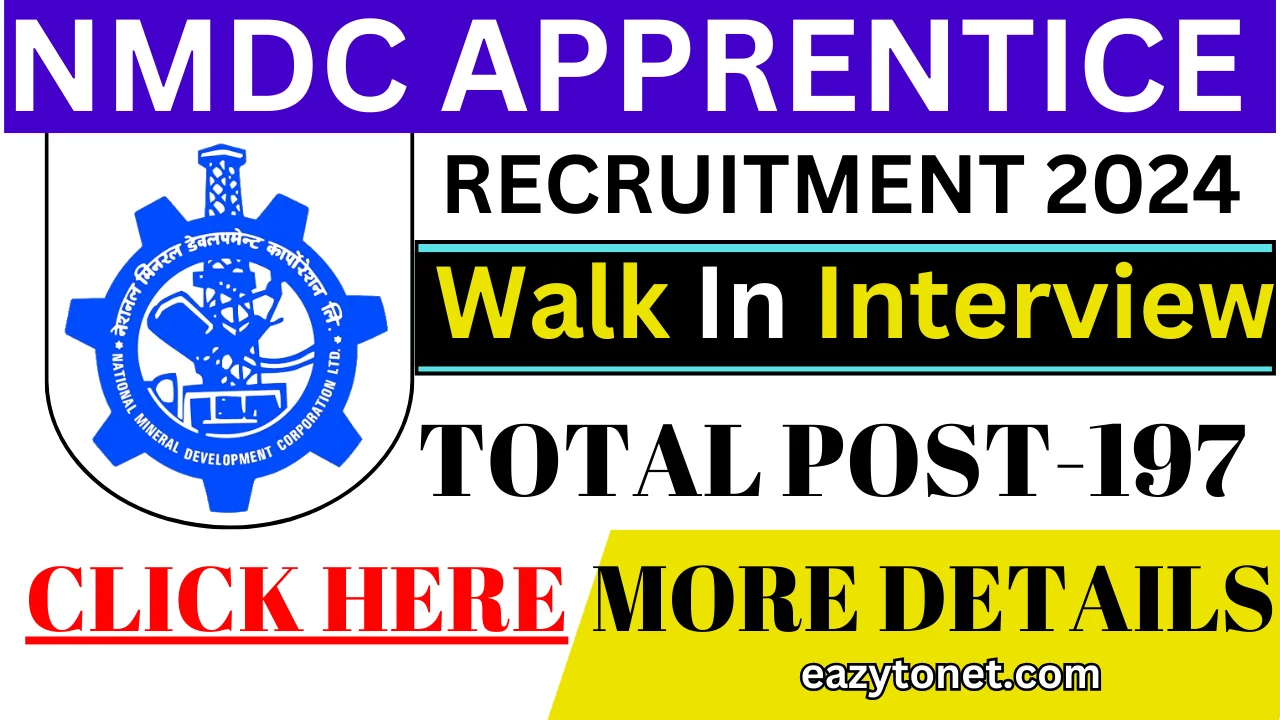 NMDC Apprentice Recruitment 2024: Walk In Interview For 197 Post