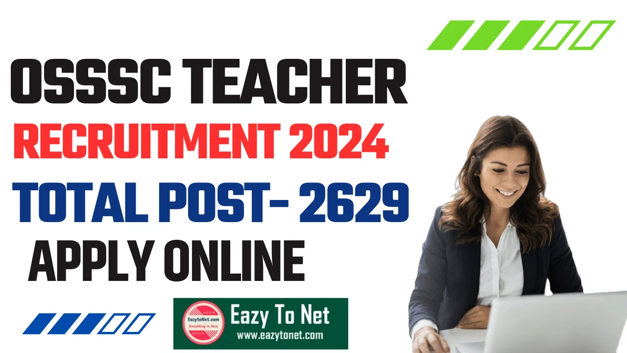 OSSSC Teacher Recruitment 2024: How to Apply Online, For 2629 Post