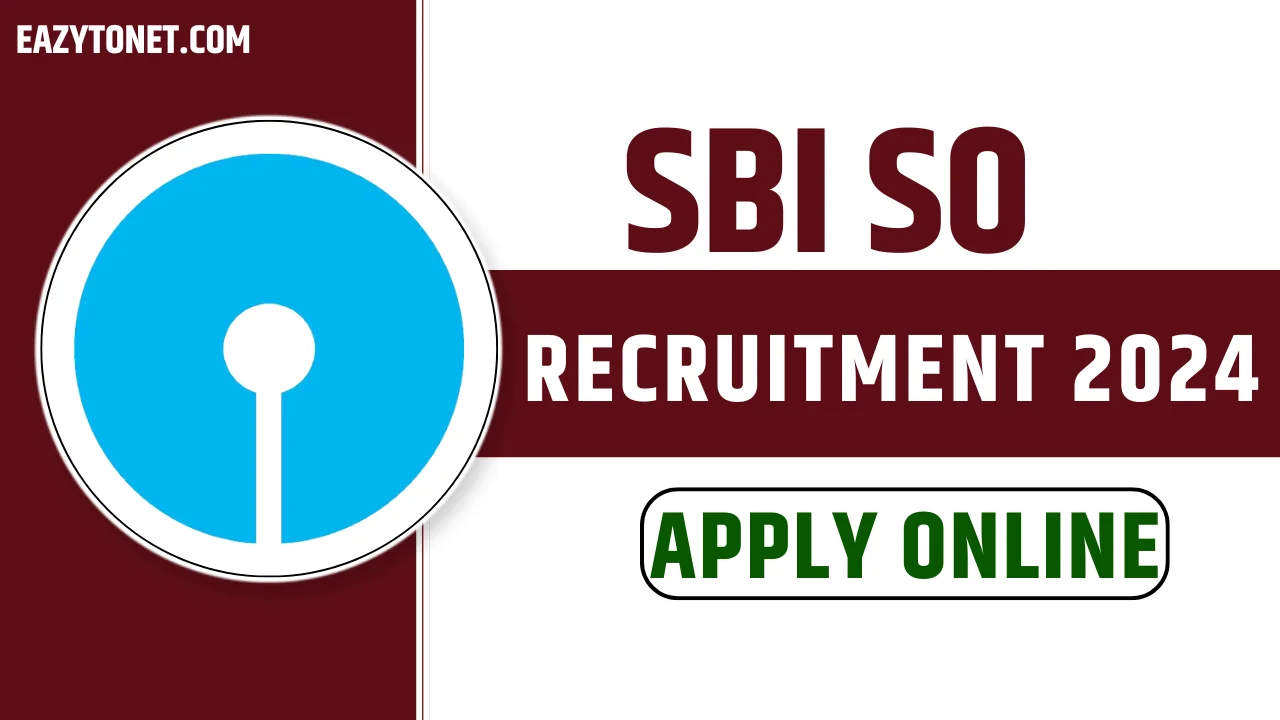 SBI SO Recruitment 2024: Apply Online ,For 1040 Post