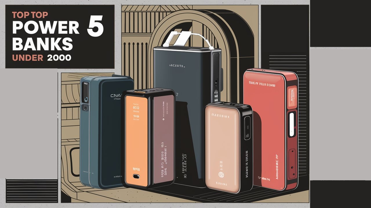 Top 5 Power Banks Under 2000: Reliable and Affordable Charging Solutions