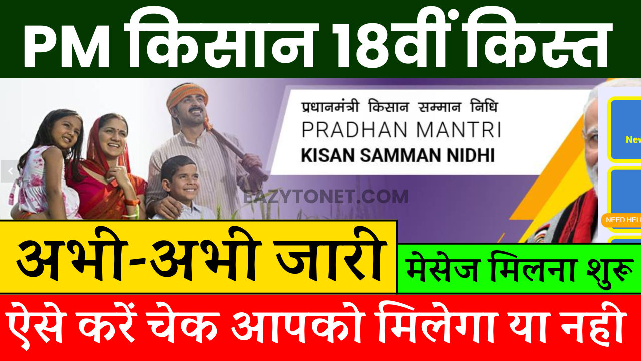 PM Kisan 18th Installment 2024: PM किसान 18वीं क़िस्त जारी, ऐसे करें चेक